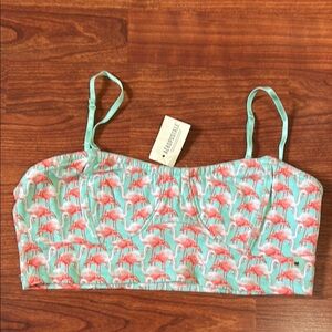 Aeropostale Flamingo Print Bralette Medium